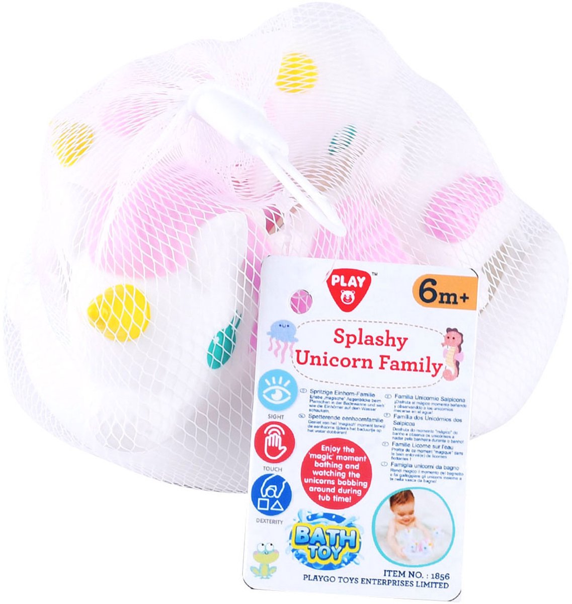 Famille de licornes éblouissantes Playgo - 4 pcs.