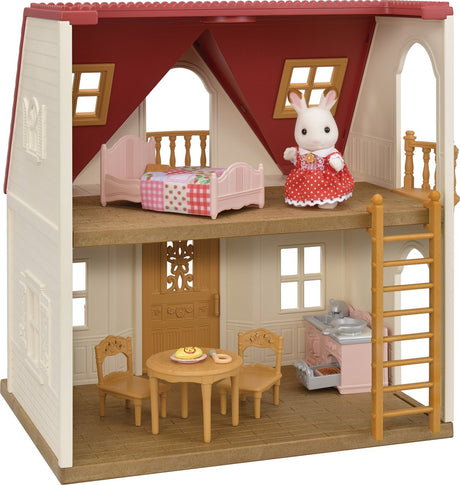 Epoch Sylvanian Family 5567 nouvelle maison de démarrage confortable avec toit rouge