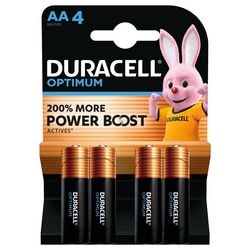 Batteries AA alcalines Duracell