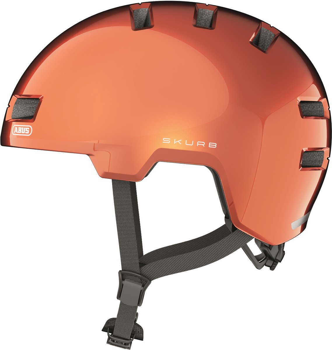 Abus casque skurb poisson rouge orange m 55-59cm