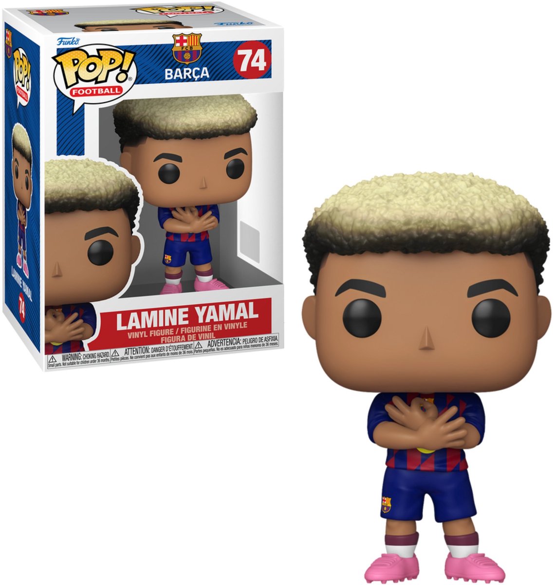 Funko efl pop! figurine en vinyle football barcelone - lamin yamal 9 cm