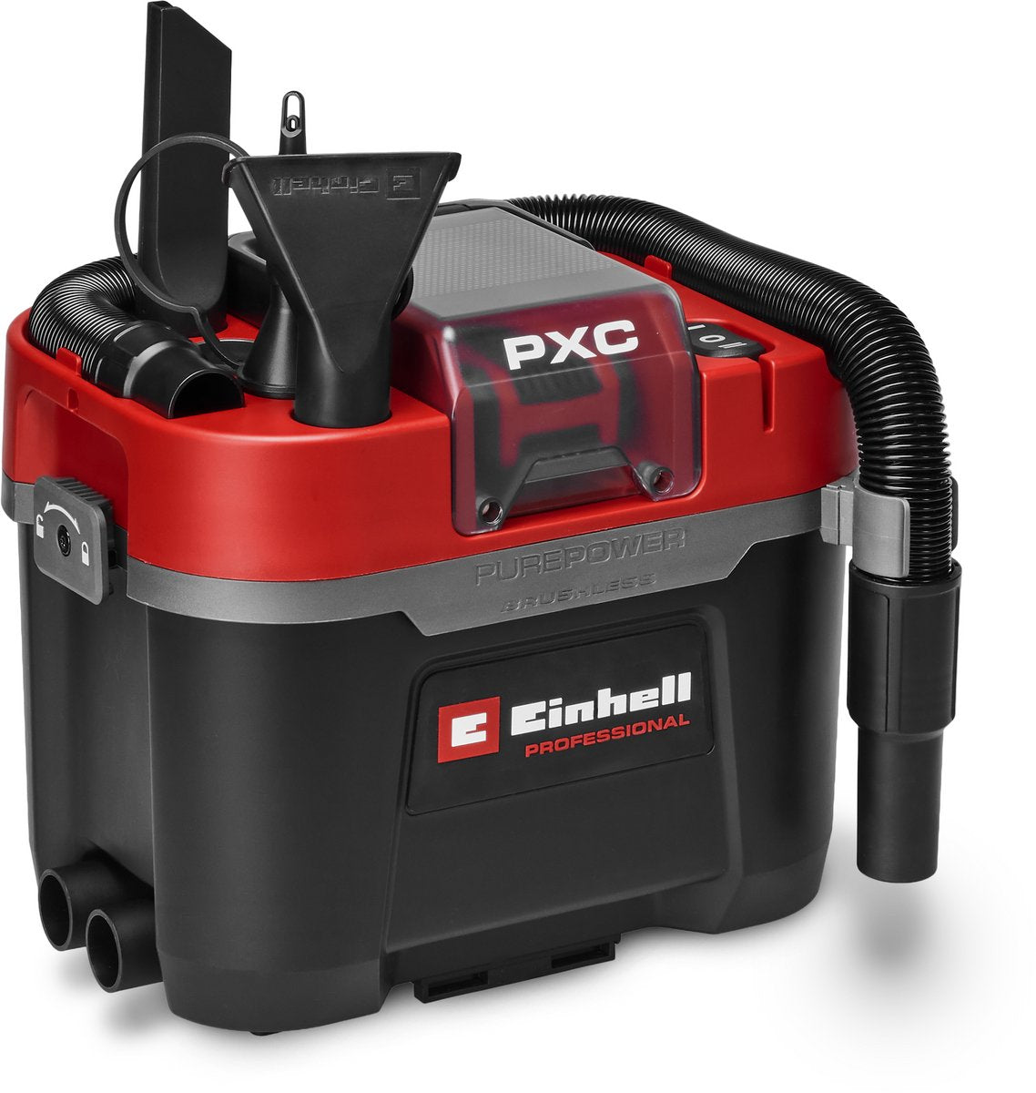 Aspirateur eau et poussière à batterie Einhell tp-vc 18 10 li bl l solo - power x-change - 18 v li-ion - 10 l - 180 mbar - longueur du tuyau - diamètre : 1,8 m 36 mm - excl. batterie et chargeur