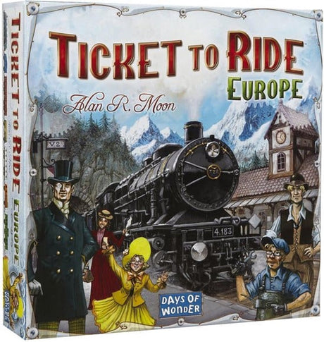 Days of Wonder Ticket to Ride Europe - Jeu de société néerlandais - Jeu de société stratégique pour les amis de la famille