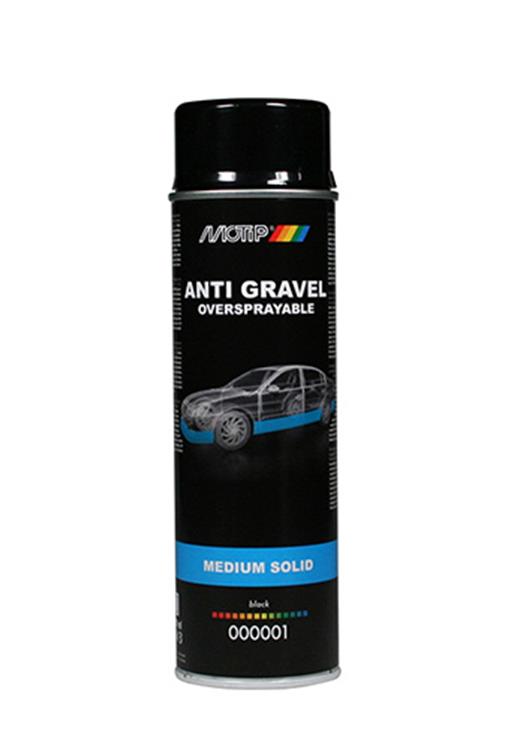 Motip anti-pierres en bombe aérosol noire de 500 ml