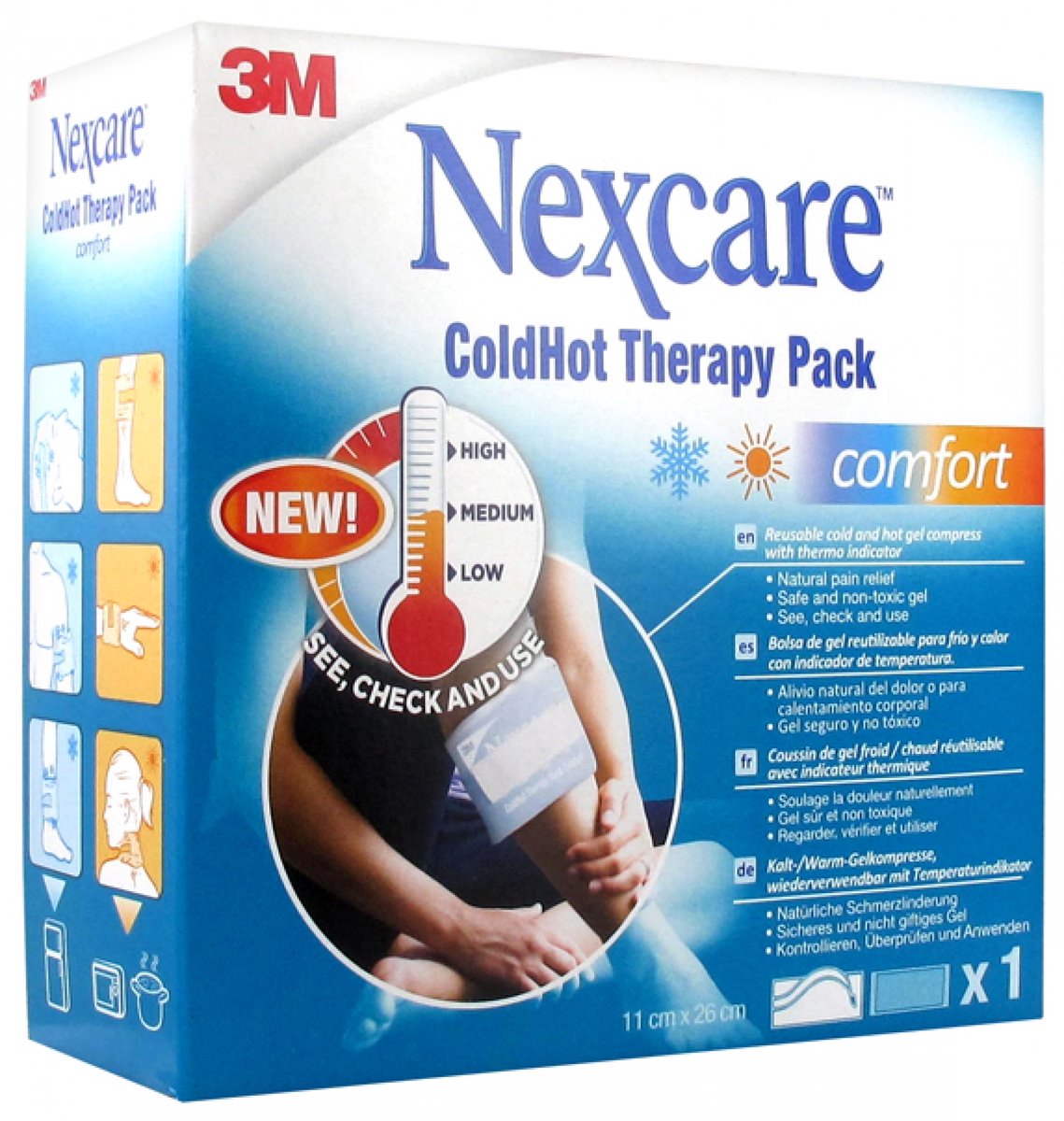 Pack de thérapie chaude et froide Nexcare 3M Comfort