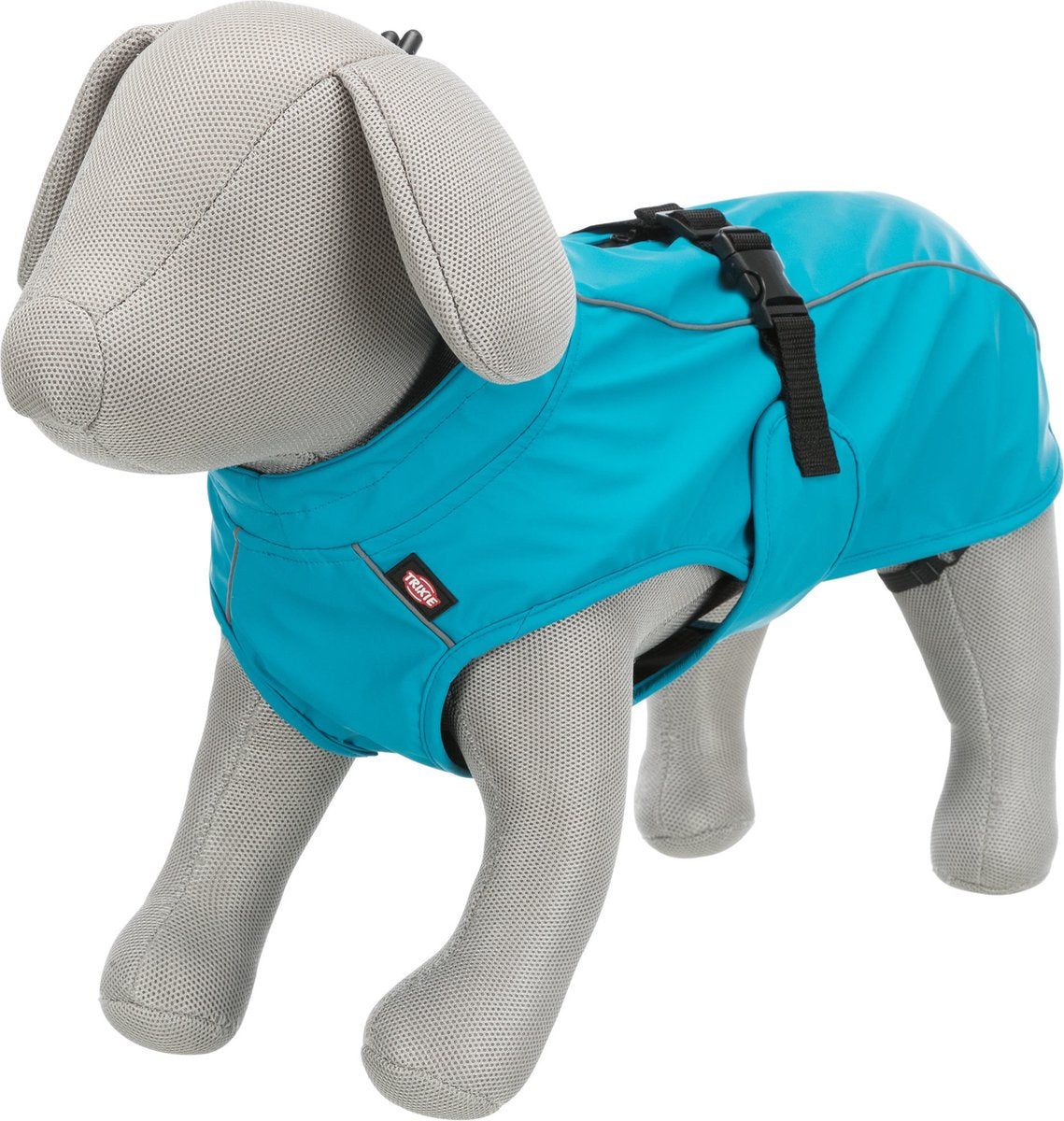 Trixie imperméable chien - vimy - bleu - longueur dos 30 cm - xs