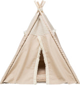 Trixie panier pour chat tipi boho beige
