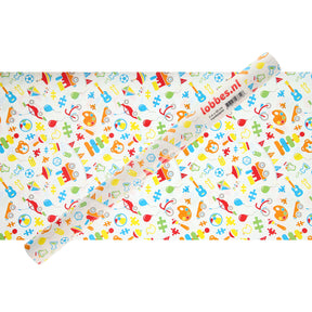 Jouets en papier d'emballage Lobbes, 3 m