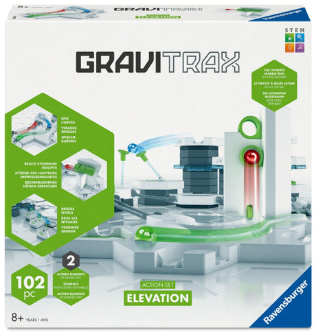 Ravensburger – élévation gravitrax action-set – système de piste à billes – à partir de 8 ans