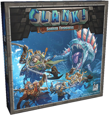 Clanquez le jeu de société Asmodee ! aventure d'expansion des trésors engloutis.