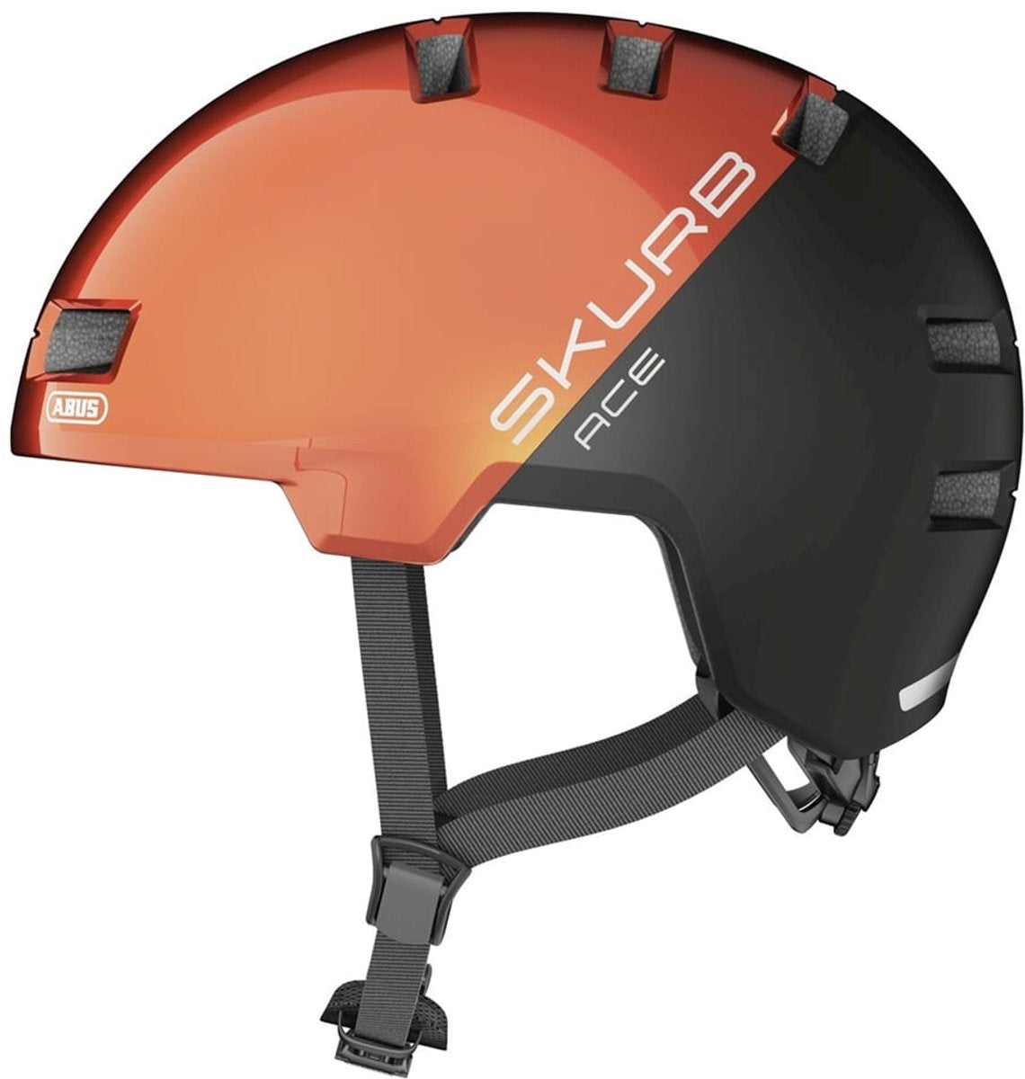 Abus casque skurb as poisson rouge orange m 55-59cm