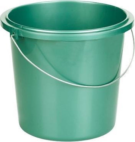 Seau Allibert basic vert 13l - support métal