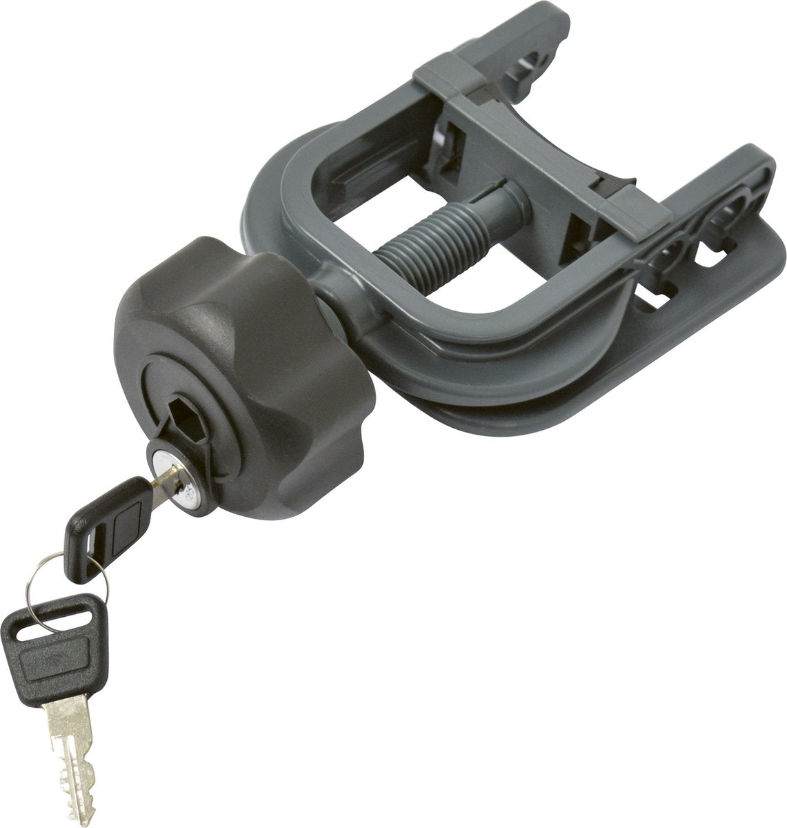 Collier de serrage Twinny Load avec verrou - pour fixer la manivelle du vélo - verrouillable - pour porte-vélos traditionnels C ck ergo ck swing ck