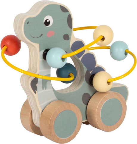 Small foot - figurine à pousser en bois, dinosaure en spirale à moteur