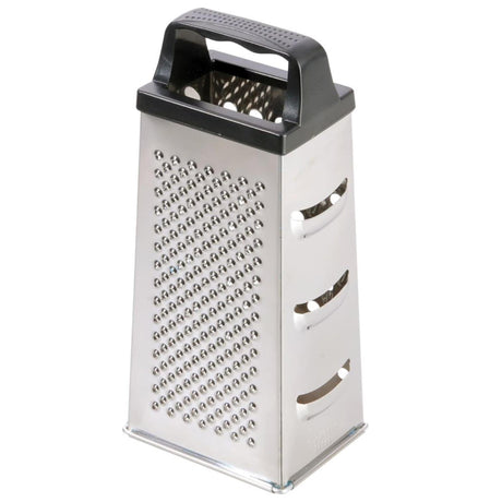 Râpe à légumes Westmark avec 4 surfaces de coupe et de râpage, hauteur : 15,7 cm, plastique inox, argent noir, 11422270