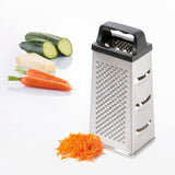 Râpe à légumes Westmark avec 4 surfaces de coupe et de râpage, hauteur : 15,7 cm, plastique inox, argent noir, 11422270