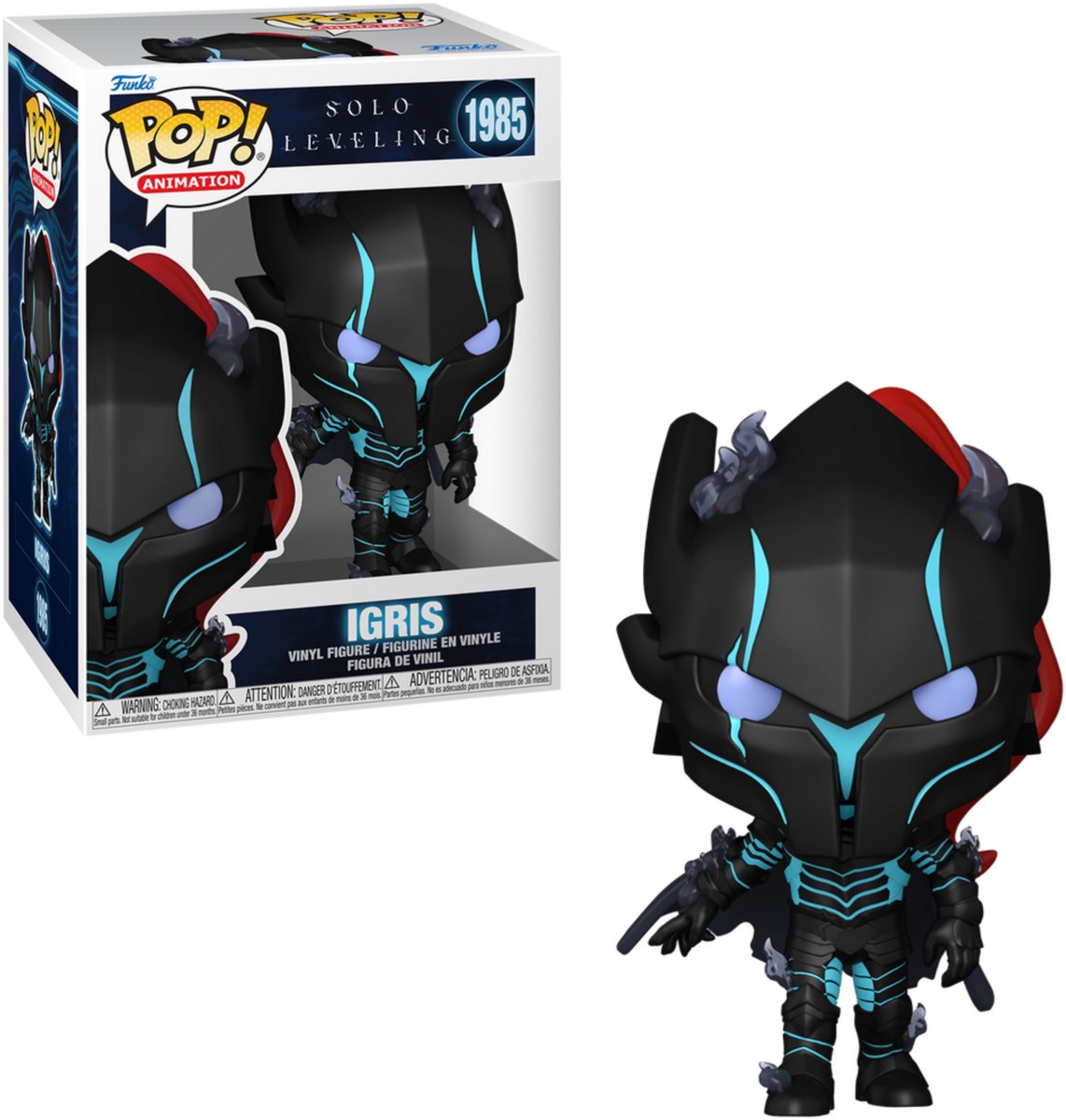 Funko solo leveling igris (chase edition möglich) figurine en vinyle 1985 pop unisexe ! - neutre - standard