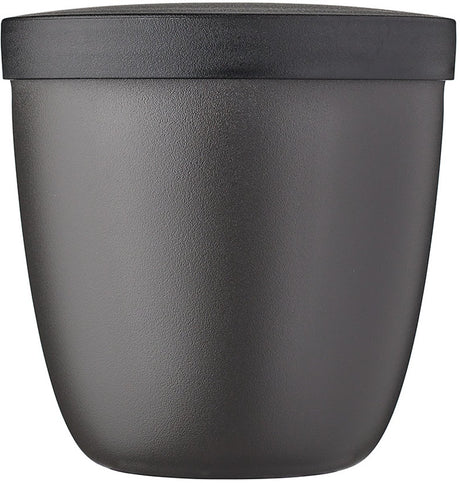 Mepal pot à collation ellipse 500 ml nordique noir | 2 pièces