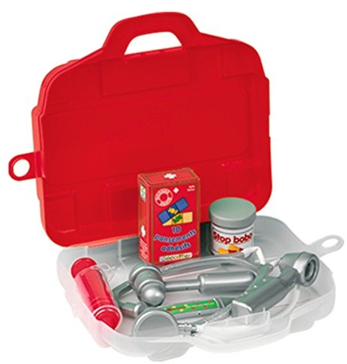 Ecoffier écoiffier 100% chef : coffret de médecin jouet premiers secours, 7 pièces