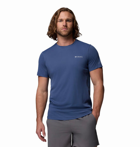 Chemise outdoor homme Columbia Zero Rules™ Light ss Crew - dark mountain