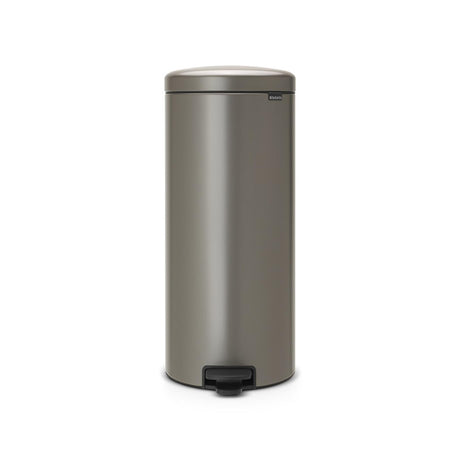 Poubelle à pédale Brabantia 30 litres avec seau intérieur en plastique platine