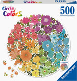 Ravensburger Circle of Color Puzzles - Fleurs, 500ST.