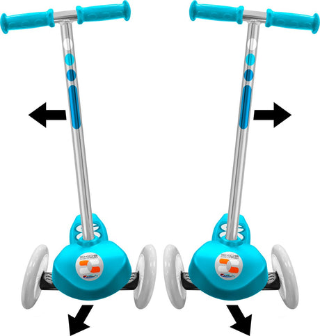 Stamp skids control Trottinette enfant 3 roues - trottinette à direction - unisexe - bleu