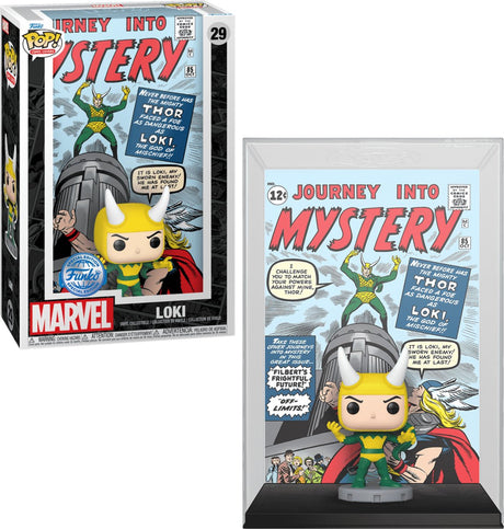 Funko-pop ! couverture de la bande dessinée : Loki - voyage dans le mystère 29 exclusif