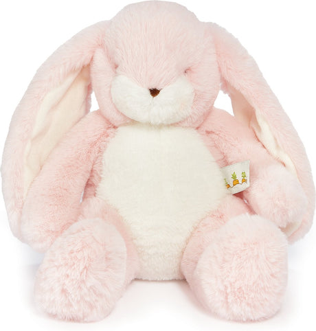 Bunnies by the bay grignoter lapin - peluche - détails brodés - 30 cm - rose