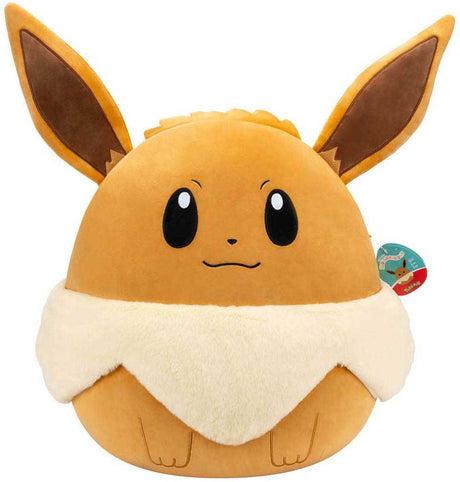 Peluche Pokémon Squishmallows - Évoli, 50 cm