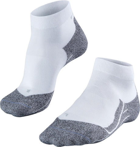 Falke ru4 light chaussettes de course courtes en lyocell anti-ampoules en matériau fonctionnel femme blanc - taille 41-42