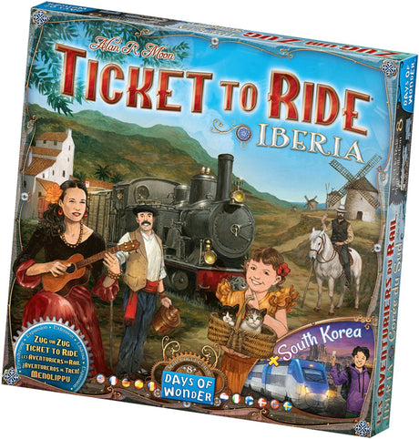 Days of Wonder - Ticket to Ride - Iberia Corée du Sud - Extension - Jeu de société
