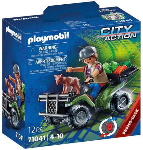 Playmobil 71041 quad de ferme urbaine | 5 pièces