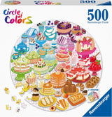 Ravensburger Puzzle Puzzle autour de Circle of Colors Desserts Pastries, 500ST.