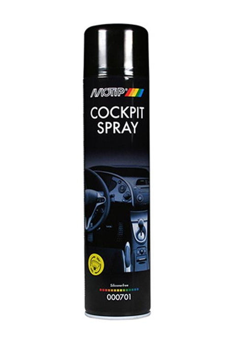 Motip cockpit spray satiné brillant 600 ml.