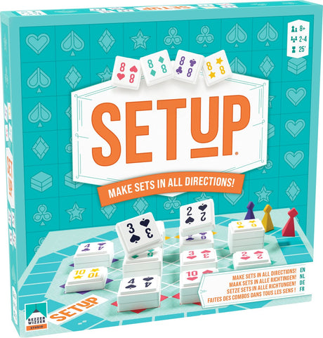 Asmodee setup - jeu de société stratégique passionnant plein de tactiques bluffantes - jeu de société pour 2 à 4 joueurs - à partir de 8 ans