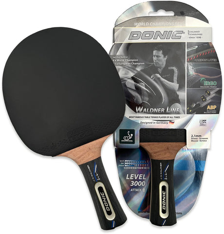 Donic Schildkröt raquette de tennis de table Waldner 3000 attaque noir
