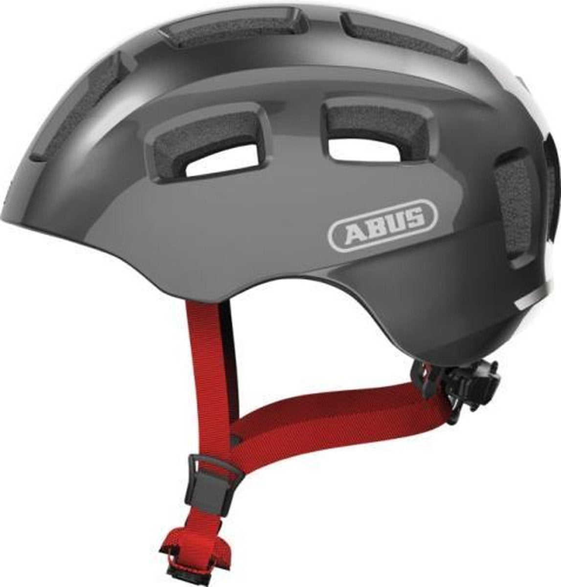 Casque de vélo Abus Youn-i 2.0 Sparkling Titan S - 48-54 cm - Argent - Convient pour une utilisation sur vélos électriques - Vélos de ville - 240 g