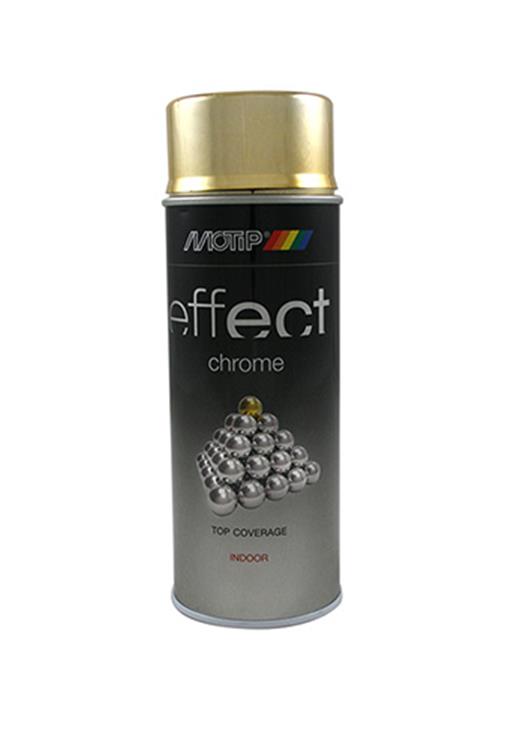 Motip 1032385 - 302603 laque chromée effet déco or 400 ml | 1 pièce