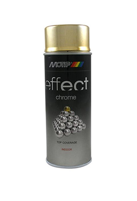 Motip 1032385 - 302603 laque chromée effet déco or 400 ml | 1 pièce