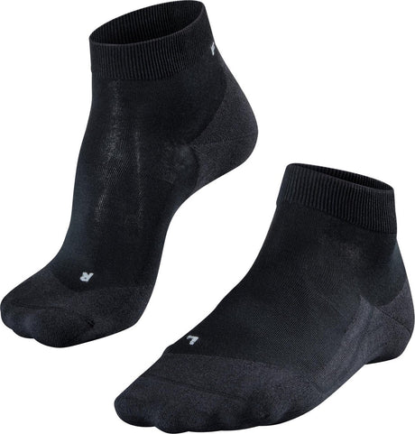 Falke ru4 light chaussettes de course courtes en lyocell anti-ampoules en matériau fonctionnel femme noir - taille 39-40