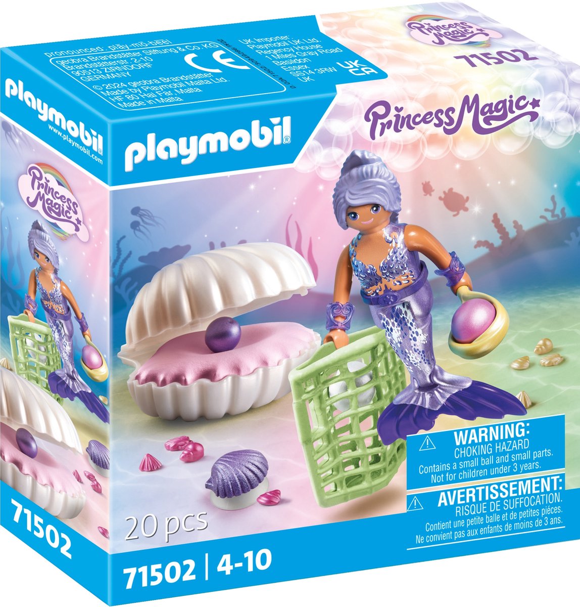 Playmobil 71502 Princess Magic Sirène avec mère -of -pearl