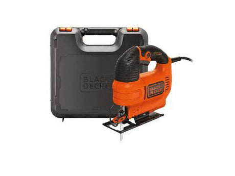 Scie sauteuse Black+decker 520w. coupes droites. courbures et biseaux à 45°. vitesse variable - ks701ek-qs