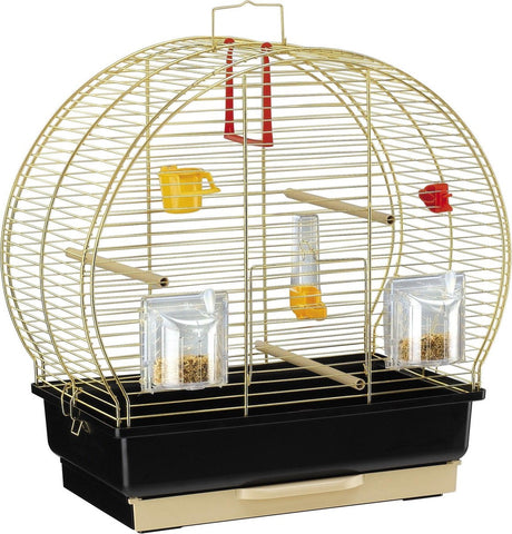 Ferplast cage à oiseaux luna 2 laiton