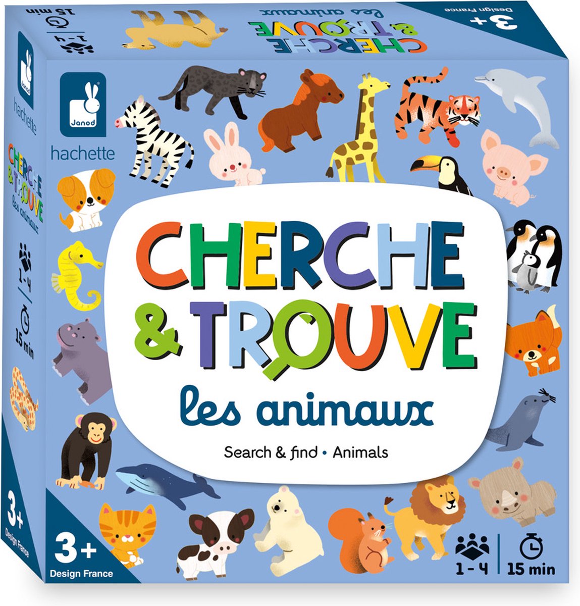 Janod - jeu - objets cachés - animaux
