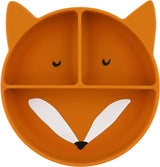 Assiette en silicone Trixie avec compartiments et ventouse - mr. renard