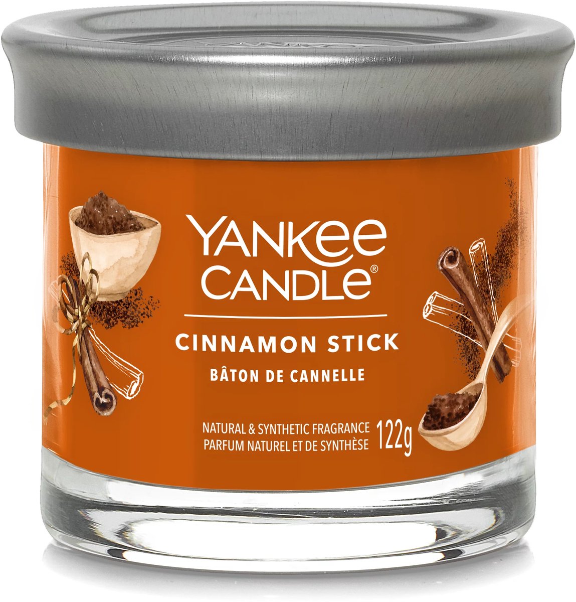 Bougie Yankee - bâton de cannelle petit gobelet
