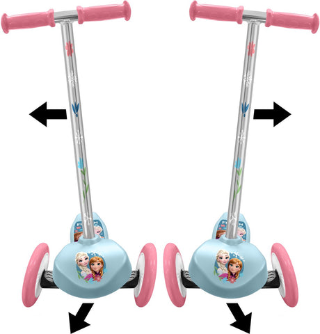 Trottinette enfant 3 roues Stamp Disney La Reine des Neiges - trottinette directionnelle - filles - blanc bleu