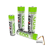 Batterisalg Europa Genopladelige batterier Arcas Genopladelig NIMH AAA HR03 600MAH, 2ST.