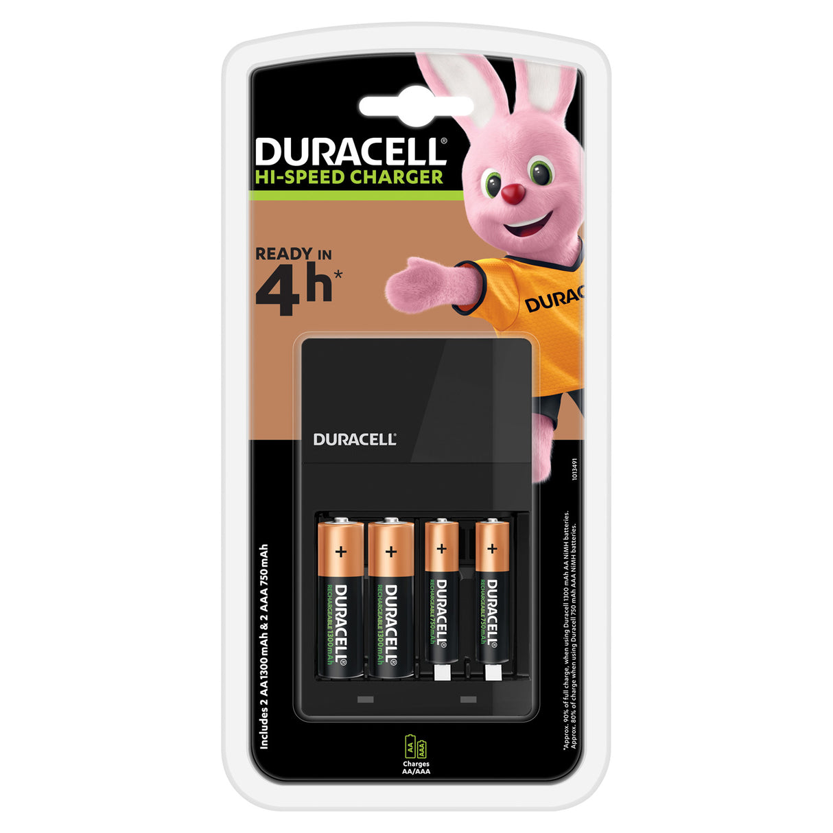 Sales de batterie Europe Duracell Charger CHARGER CEF14 incl.